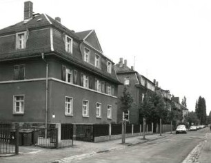 Radebeul, Birkenstraße 6 bis 10. Wohnhäuser (um 1910)