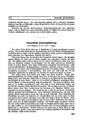 Neuzeitliche Festsaalgesaltung