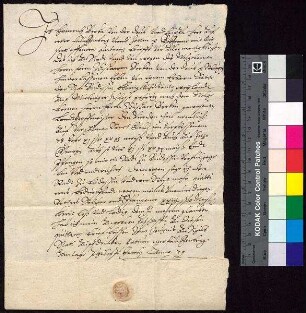 Heinrich Berka von Duba und Leipa auf Falkenburg bestätigt Bürgermeister und Rat von Bautzen für die Erben des Zdislav Berka von Duba den Empfang der königlichen Rente i.H.v. 23 schock auf St. Galli.