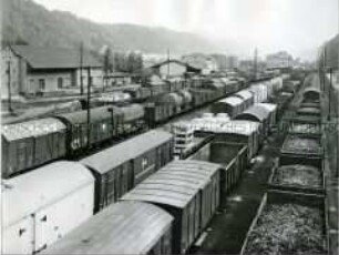 Rangierbetrieb im Bahnhof Bad Schandau