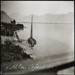 Montreux-Territet. Blick auf den Genfer See