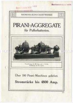 Aggregate für Pufferbatterien