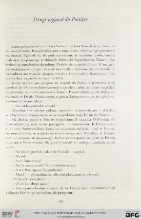 Drugi wyjazd do Poitiers