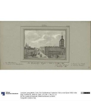 Cölln. Die Churfürstliche Fraijheit in Cölln an der Spree 1690. Unter Reg. Churfürst III.