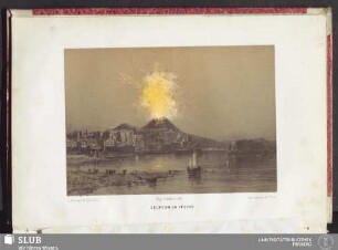 Éruption du vésuve