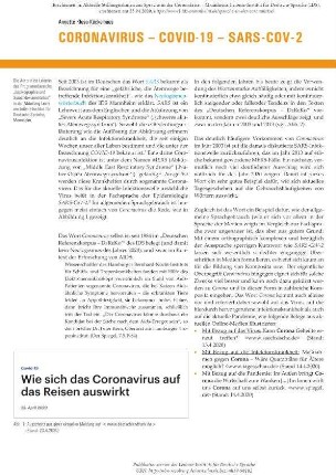 Coronavirus - COVID-19 - SARS-COV-2