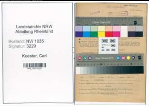 Entnazifizierung Carl Koester , geb. 04.10.1897 (Steiger)