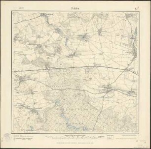 Meßtischblatt 14 : Dahlen, 1920 : Dahlen. - Aufgen. 1904, hrsg. 1906, einz. Nachtr. 1920. - 1:25000. - Leipzig, 1920. - 1 Kt.