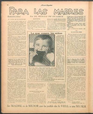 Lo que comen los niños