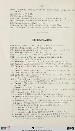 Städteansichten (Nr. 1319-1559)