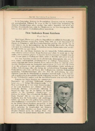 Dem Andenken Bruno Ketelsens Paul Selk