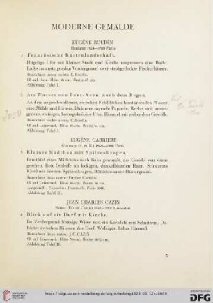 Moderne Gemälde (Nr. 1-32)