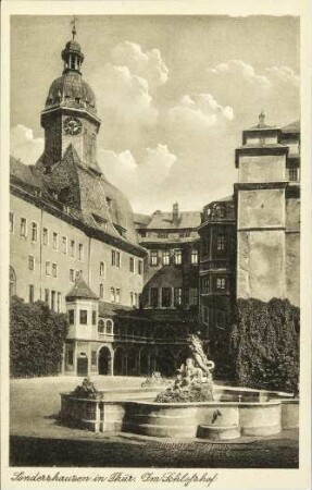 Sondershausen in Thür. Im Schlosshof