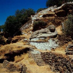 Archaischer Löwe von Kea nordöstlich von Ioulida