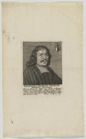 Bildnis des Iohannes Michael Dilherr