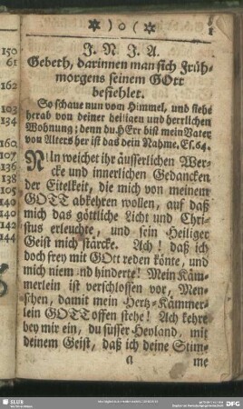 [Gebethe]