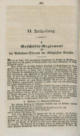 II. Abtheilung.