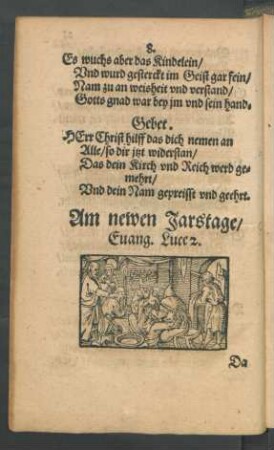 Am newen Jarstage ...