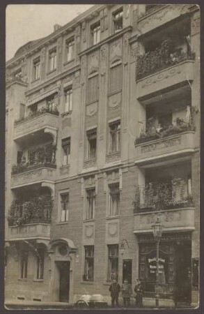Ansichtskarte Restauration, Eylauerstraße
