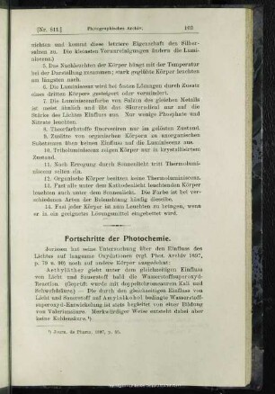 Fortschritte der Photochemie