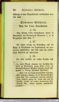 Siebenter Abschnitt. Von der Litis-Contestation