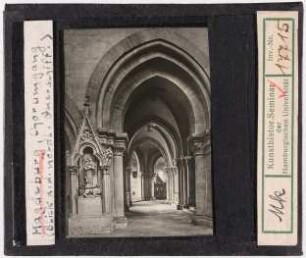 Magdeburg: Dom, Chorumgang aus dem nördlichen Seitenschiff
