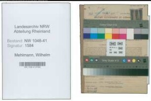 Entnazifizierung Wilhelm Mehlmann , geb. 20.08.1898 (Polizist)