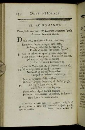 VI. Ad Romanos = VI. Aux Romains