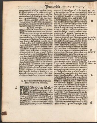 Liber Proverbiorum: quem hebraci Misle vel Masloth appellant.