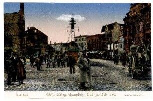 Serie Nr. 24/5: Oestl.Kriegsschauplatz: Das zerstörte Lyck