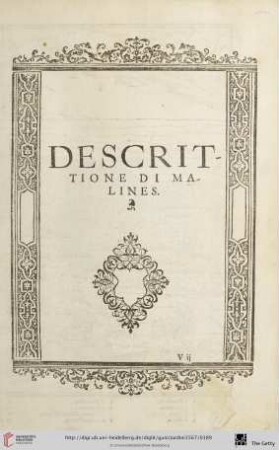 Descrittione di Malines