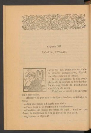 Capítulo XII - Ricardo, trabaja