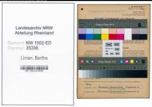 Entnazifizierung Bertha Liman, geb. 11.03.1906 (Lehrerin)