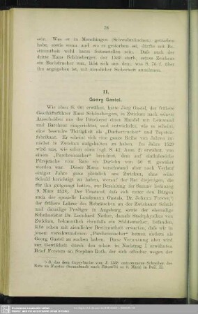 II. Georg Gastel