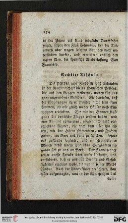 Sechster Abschnitt