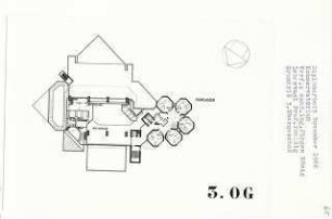 Konservatorium (Diplomarbeit bei Peter Poelzig): Grundriss 3. Obergeschoss