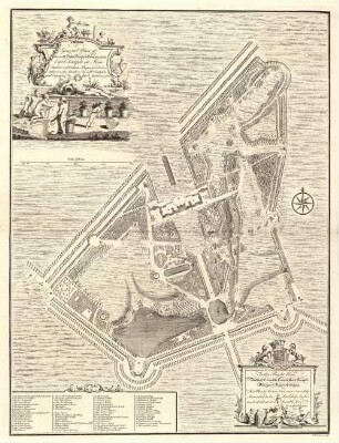 A General Plan of the most Noble House & Gardens of the Earl Temple at Stow ...