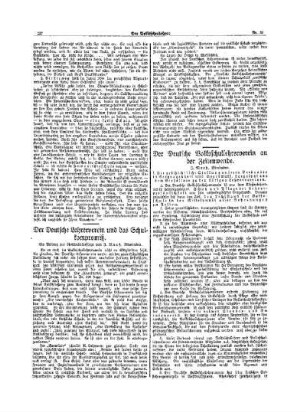 Der Deutsche Volksschullehrerverein an der Zeitenwende
