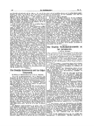 Der Deutsche Volksschullehrerverein an der Zeitenwende