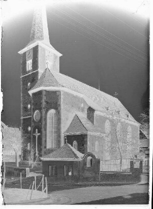 Staustufe Himmelstadt. Kirche St. Jakobus in Himmelstadt.