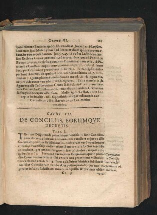 Caput VII. De Conciliis, Eorumque Decretis.