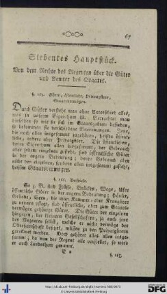 VII. Hauptstück.