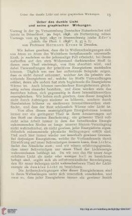 13: Ueber das dunkle Licht und seine graphischen Wirkungen