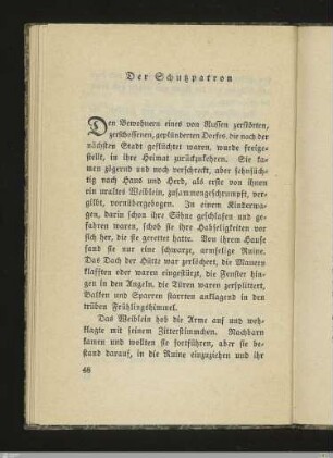 Der Schutzpatron