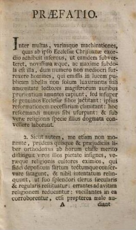 De praxi ecclesiae primitivae orandi et offerendi prodefunctis indistincta a praxi ecclesiae modernae : contra Auctorem Anonymum epistolarum de monachismo