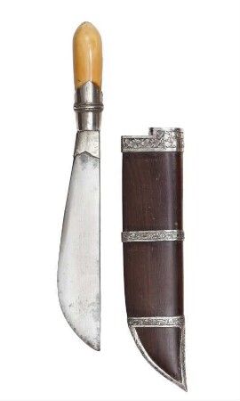 Messer mit Scheide (kleine Form des Dha), L.029a-b