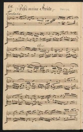Jesu meine Freude; org; e-Moll; BWV 713