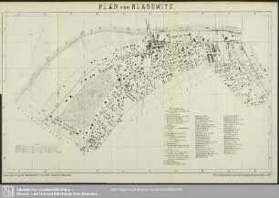Karte : Situationsplan von Blasewitz