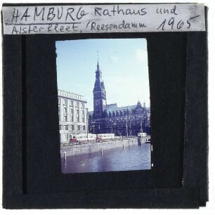 Hamburg, Alsterfleet,Hamburg, Rathaus,Hamburg, Reesendamm