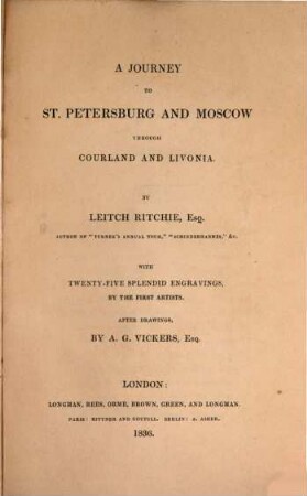 Heath's picturesque annual. 1836